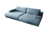 KAWOLA Big Sofa MADELINE Stoff petrol