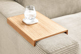 KAWOLA Big Sofa MADELINE Stoff silber