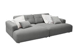 KAWOLA Big Sofa MIKA Feincord anthrazit