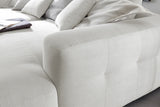 KAWOLA Big Sofa MIKA Feincord weiß
