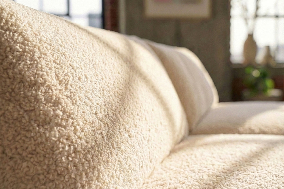 KAWOLA Big Sofa PADANA Stoff beige