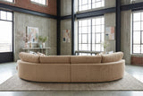 KAWOLA Big Sofa PADANA Stoff creme