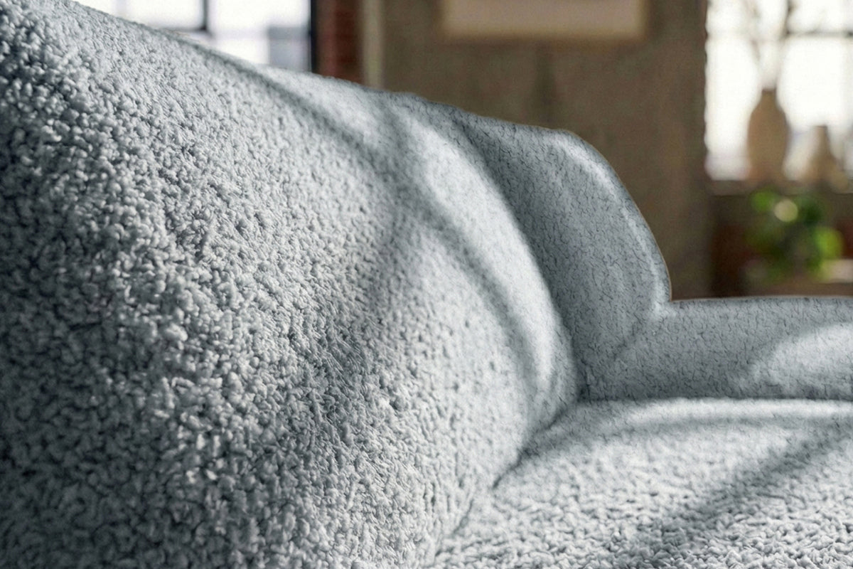KAWOLA Big Sofa PADANA Stoff grau