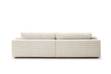 KAWOLA Big Sofa RAINA Cord cremeweiß