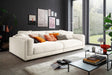 KAWOLA Big Sofa RAINA Cord cremeweiß, 254 x 150