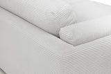 KAWOLA Big Sofa RAINA Cord hellgrau