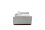 KAWOLA Big Sofa RAINA Cord hellgrau