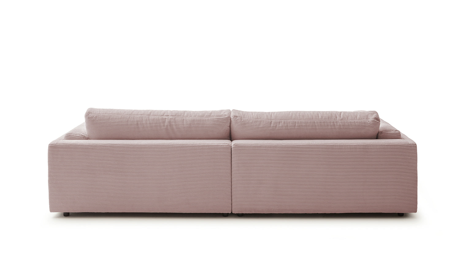 KAWOLA Big Sofa RAINA Cord rosa
