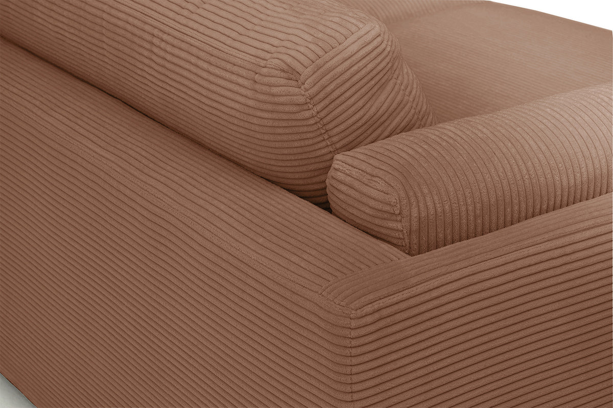 KAWOLA Big Sofa RAINA Cord rost