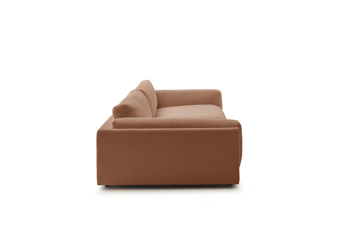 KAWOLA Big Sofa RAINA Cord rost