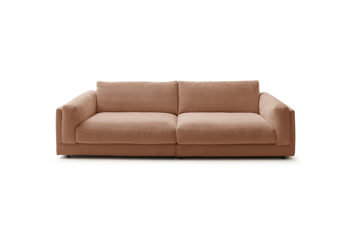 KAWOLA Big Sofa RAINA Cord rost