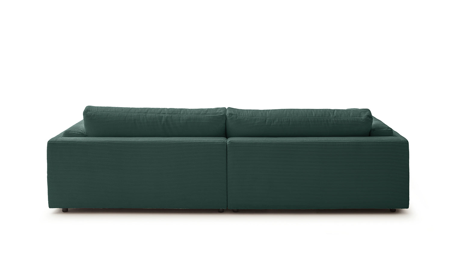 KAWOLA Big Sofa RAINA Cord smaragd