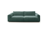 KAWOLA Big Sofa RAINA Cord smaragd