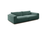 KAWOLA Big Sofa RAINA Cord smaragd