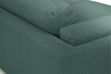 KAWOLA Big Sofa RAINA Cord smaragd
