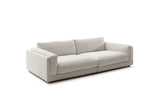 KAWOLA Big Sofa RAINA Cord steingrau