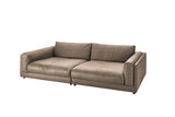 KAWOLA Big Sofa RAINA Leder taupe