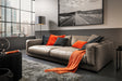 KAWOLA Big Sofa RAINA Leder taupe, 254 x 150