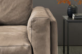 KAWOLA Big Sofa RAINA Leder taupe