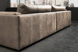 KAWOLA Big Sofa RAINA Leder taupe