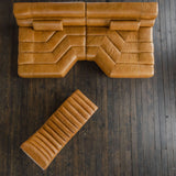 KAWOLA Big Sofa TARA Wohnlandschaft Leder cognac (B/H/T)