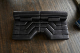 KAWOLA Big Sofa TARA Wohnlandschaft Leder schwarz