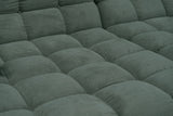 KAWOLA Big Sofa VIVIEN Feincord grün