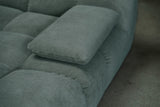 KAWOLA Big Sofa VIVIEN Feincord grün