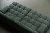KAWOLA Big Sofa VIVIEN Feincord grün