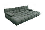 KAWOLA Big Sofa VIVIEN Feincord grün