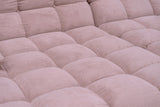KAWOLA Big Sofa VIVIEN Feincord rosa