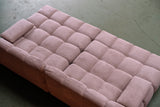 KAWOLA Big Sofa VIVIEN Feincord rosa