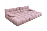KAWOLA Big Sofa VIVIEN Feincord rosa