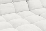 KAWOLA Big Sofa VIVIEN Feincord weiß