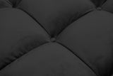 KAWOLA Big Sofa VIVIEN Velvet schwarz