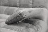 KAWOLA Big Sofa VIVIEN Velvet silber