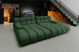 KAWOLA Big Sofa VIVIEN Velvet smaragd