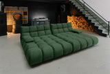 KAWOLA Big Sofa VIVIEN Velvet smaragd