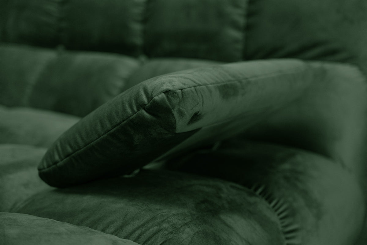 KAWOLA Big Sofa VIVIEN Velvet smaragd