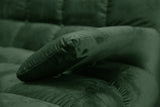 KAWOLA Big Sofa VIVIEN Velvet smaragd