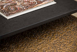 KAWOLA Couchtisch ABUNA Set 2-tlg. Metall schwarz / bronze