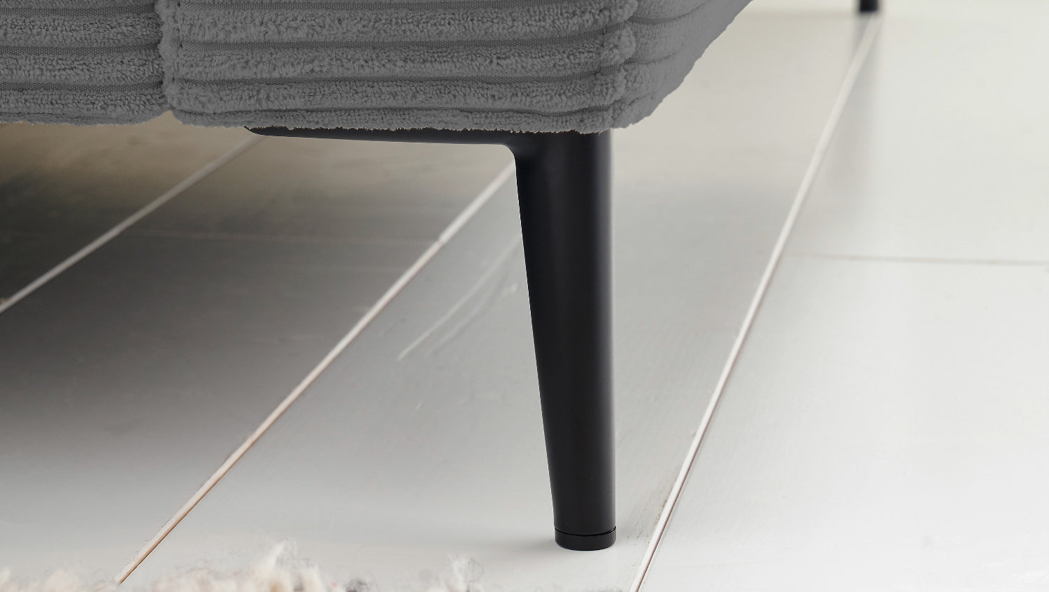 KAWOLA Ecksofa CARA Sofa Cord grau