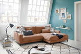 KAWOLA Ecksofa CARA Sofa Cord rost, Rechts