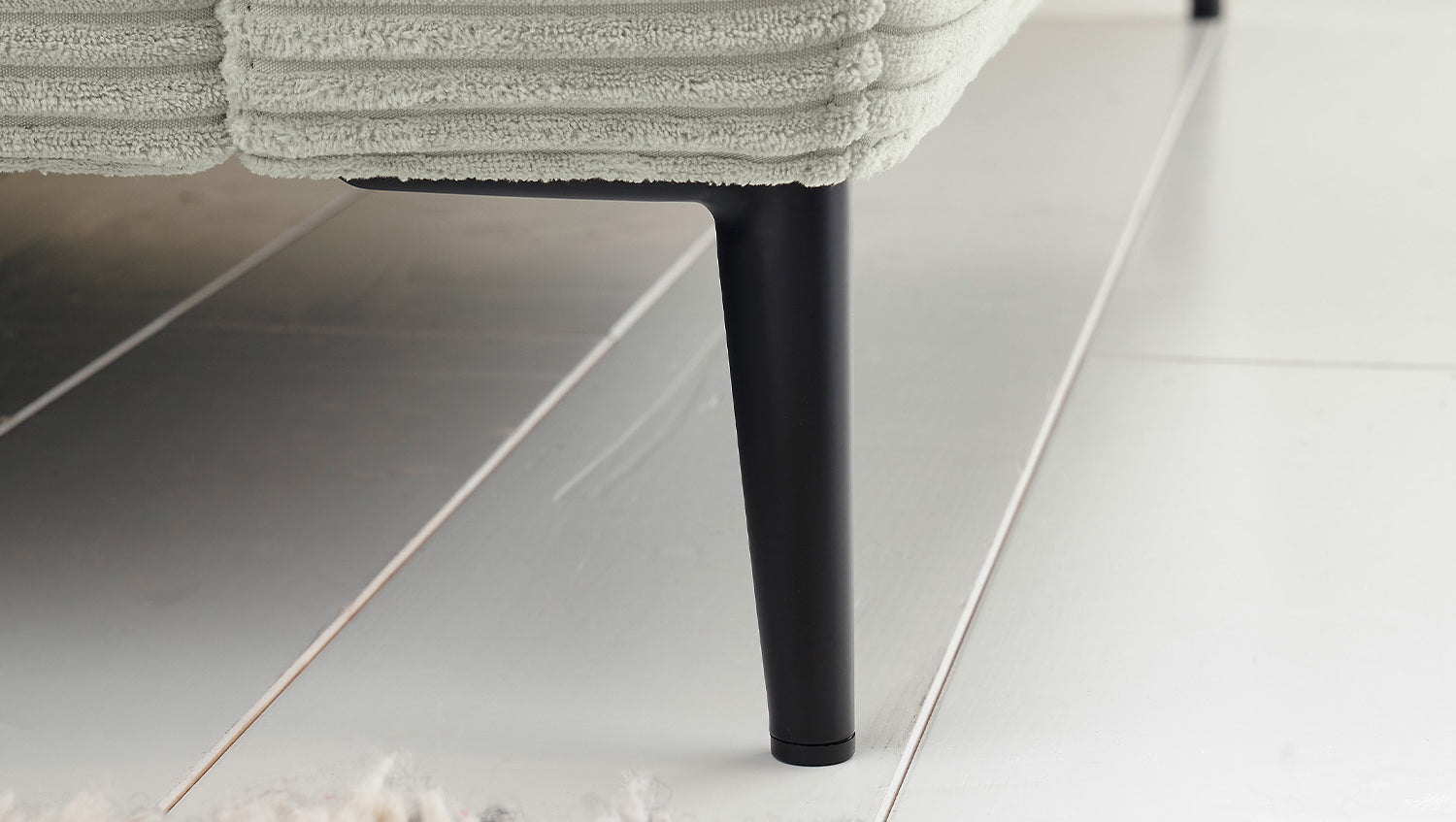 KAWOLA Ecksofa CARA Sofa Cord steingrau