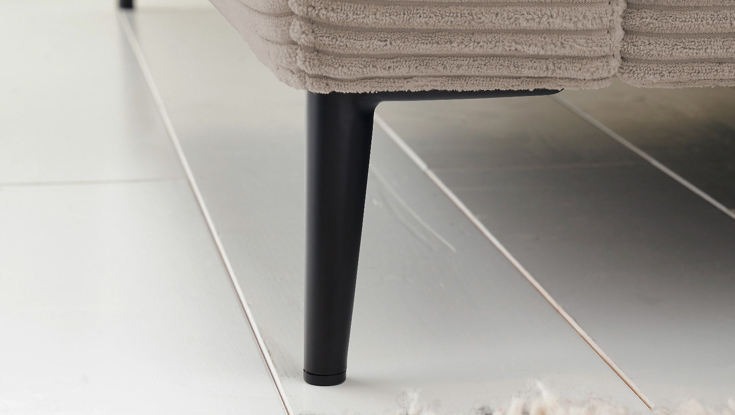 KAWOLA Ecksofa CARA Sofa Cord taupe