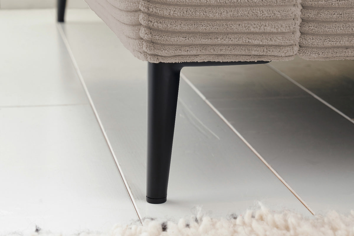 KAWOLA Ecksofa CARA Sofa Cord taupe