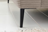 KAWOLA Ecksofa CARA Sofa Cord taupe