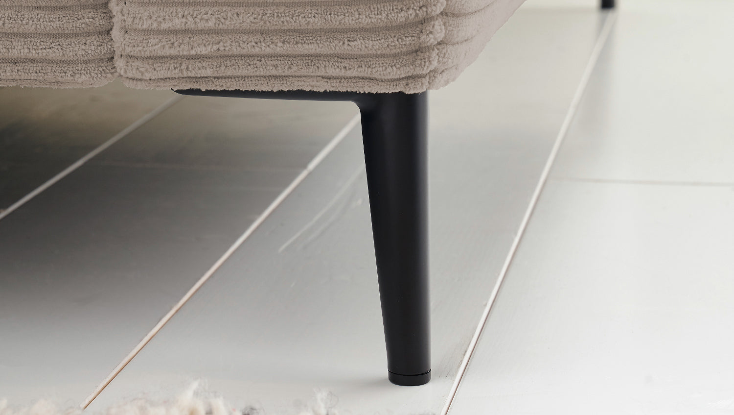 KAWOLA Ecksofa CARA Sofa Cord taupe