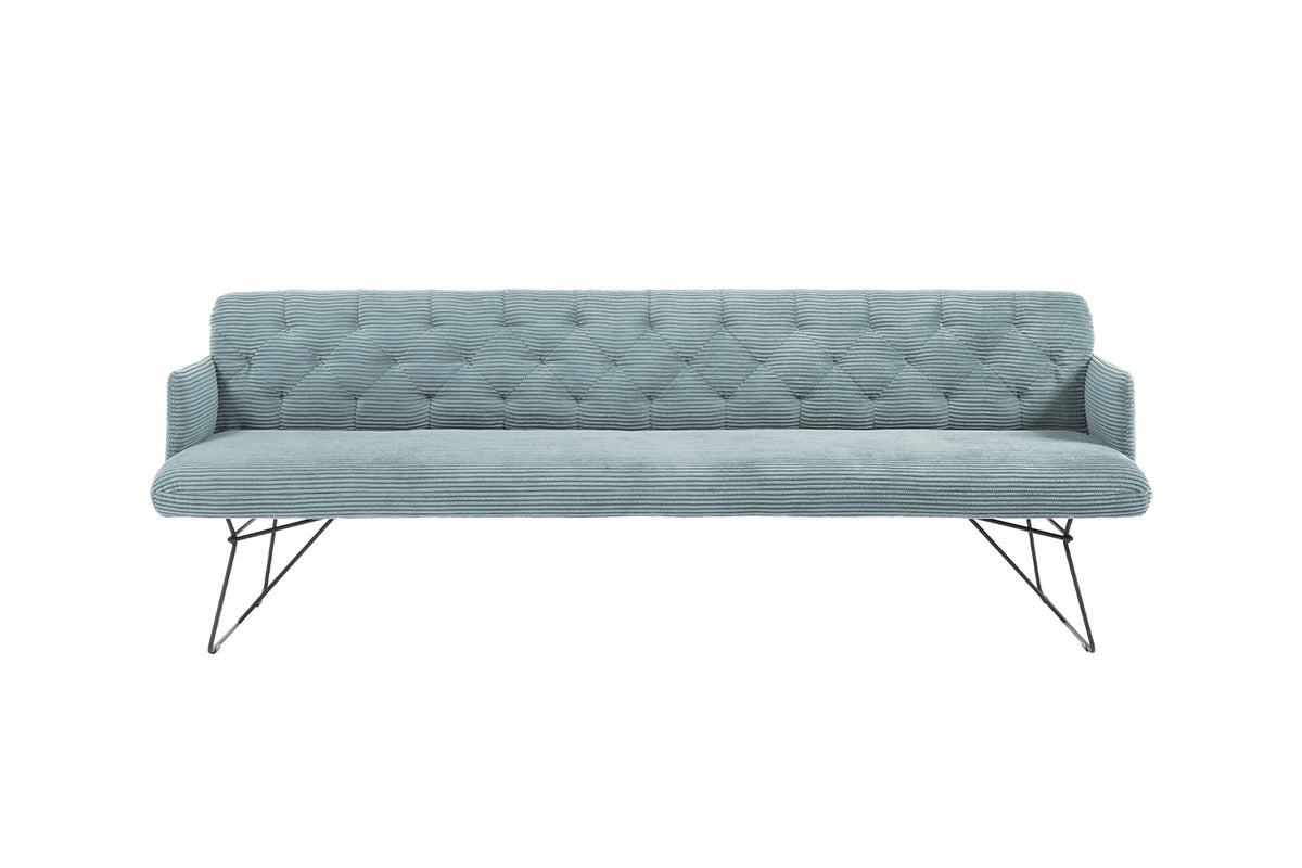 KAWOLA Esszimmerbank CHARME Cord hellblau