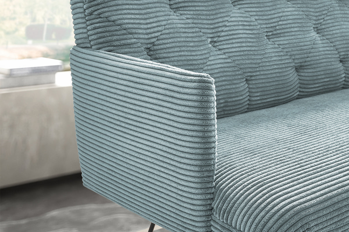 KAWOLA Esszimmerbank CHARME Cord hellblau